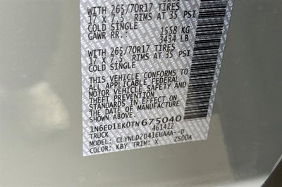 2026 Nissan Frontier PRO-4X