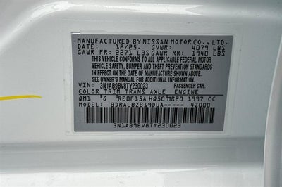 2026 Nissan Sentra S