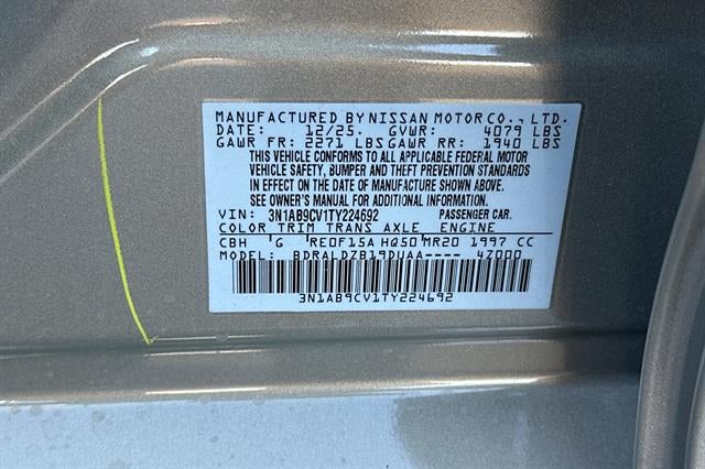 2026 Nissan Sentra SV