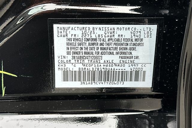 2026 Nissan Sentra SV