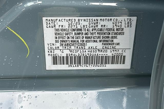 2026 Nissan Sentra SV