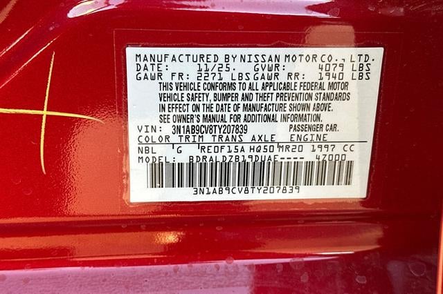 2026 Nissan Sentra SV