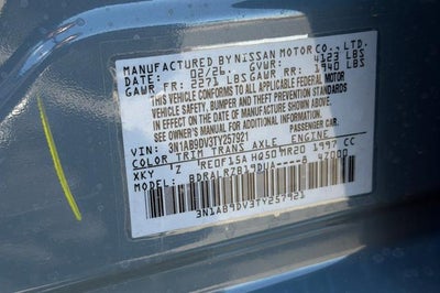 2026 Nissan Sentra SR