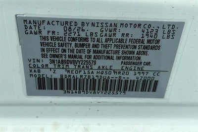 2027 Nissan Sentra SR