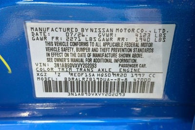 2027 Nissan Sentra SR