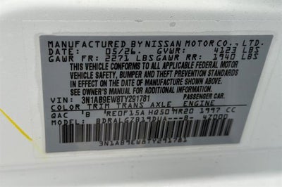 2026 Nissan Sentra SL