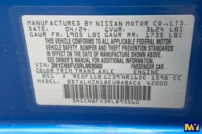 2024 Nissan Versa SR