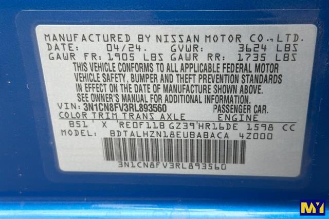 2024 Nissan Versa SR