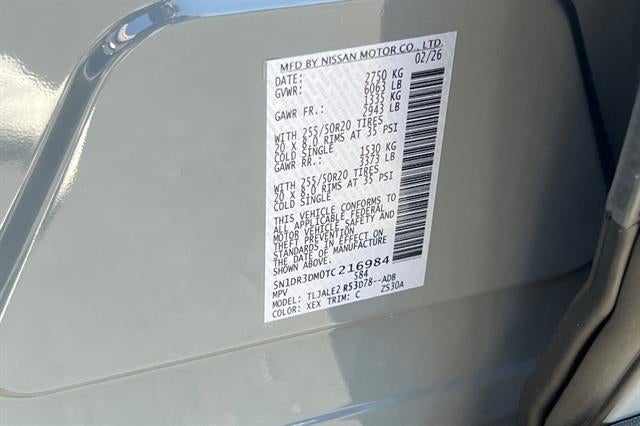 2026 Nissan Pathfinder Platinum