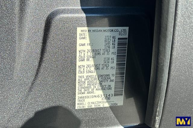 2023 Nissan Frontier SV